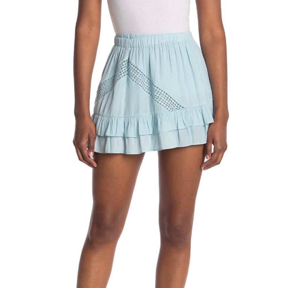NWT, 💠Ramy Brook💠 Linus Cutout Layered Mini Skirt, Size Small
